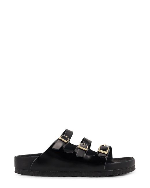 Birkenstock Black Florida Fresh Patent Leather Sandals