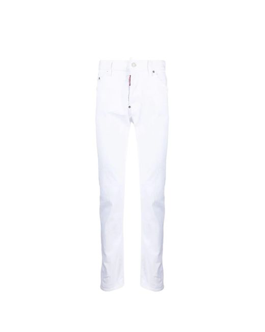 DSquared² White Jeans for men