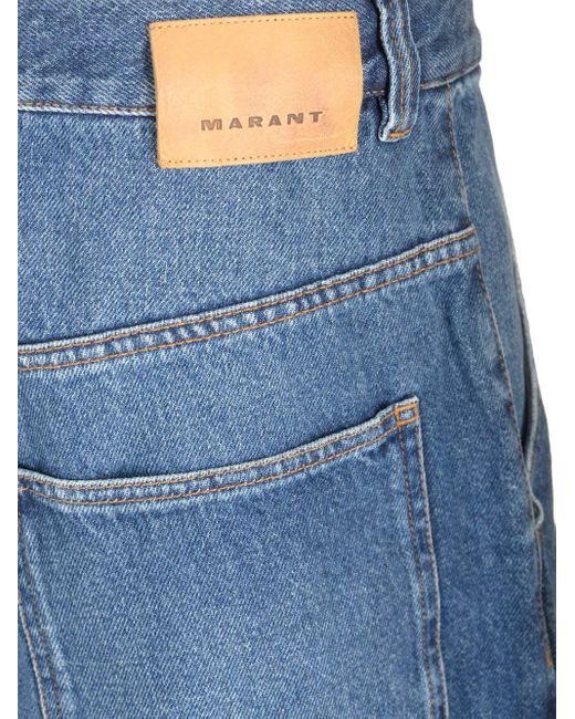 Isabel Marant Blue Jorama Baggy Fit Jeans for men