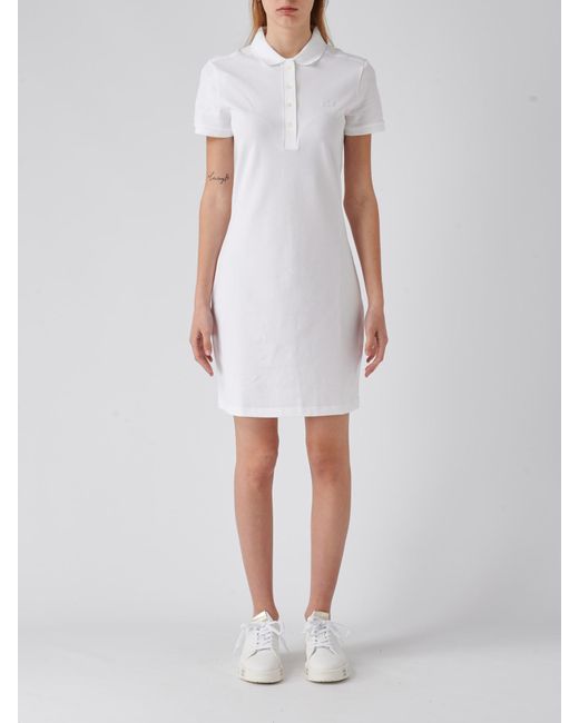 Lacoste White Cotton Dress