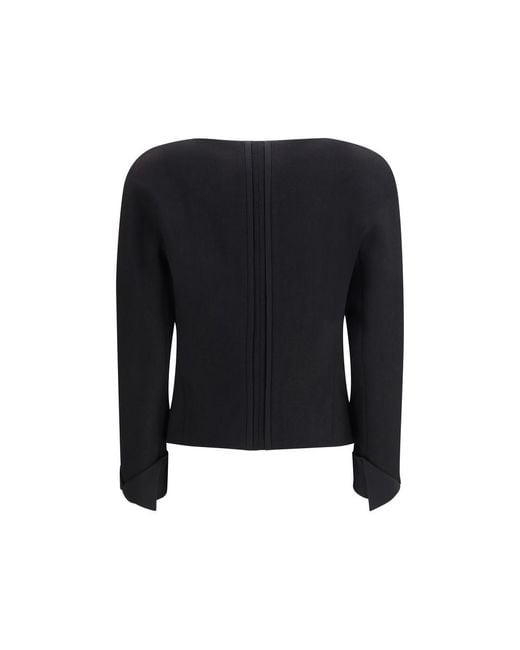 Chloé Black Wool Oves Aries Jacket Clothing