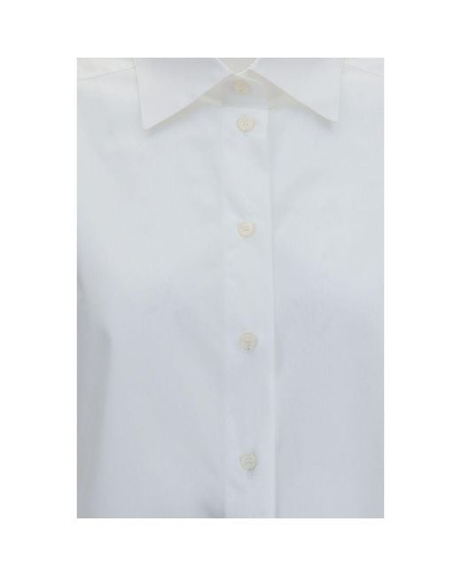 Dolce & Gabbana Blue Cotton Dress Shirt