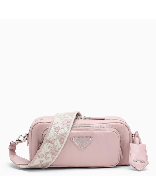 Prada Pink Alabaster Leather Shoulder Bag