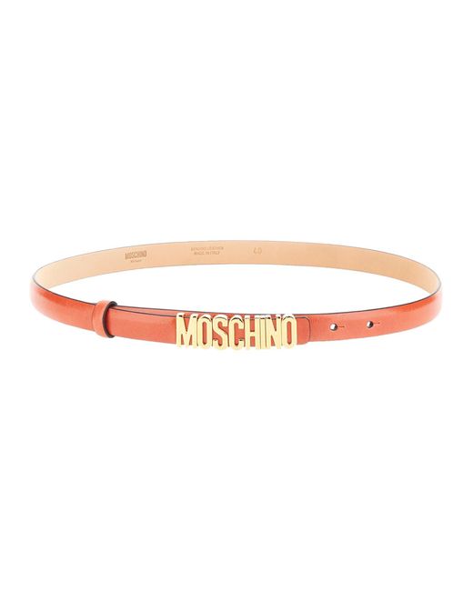 moschino thin belt