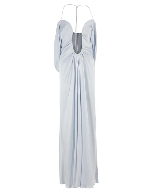 Victoria Beckham White Frame Detail Cami Dress