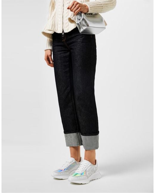 McQueen White Sprint Runner Oversized Sneakers Shoes