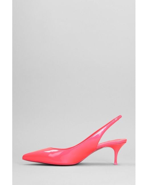 Christian Louboutin Pink Kate Sling 55 Pumps In Leather