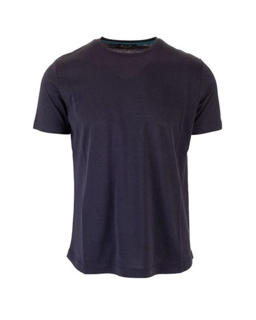 Loro Piana Blue T-Shirt for men