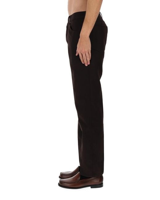 Tom Ford Gray Wool Pants Polyester Trousers for men
