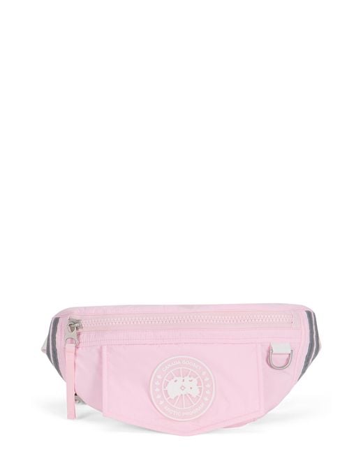 Canada Goose Pink Waist Bag Technical Fabric Polyamide Belt for men