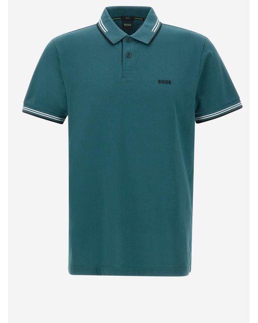 Boss Green Polo Shirt Cotton for men