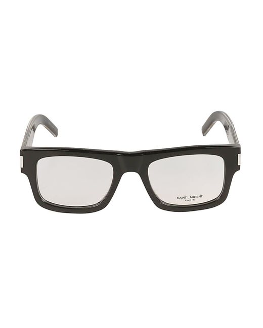 Saint Laurent Multicolor Square Frame Classic Glasses for men