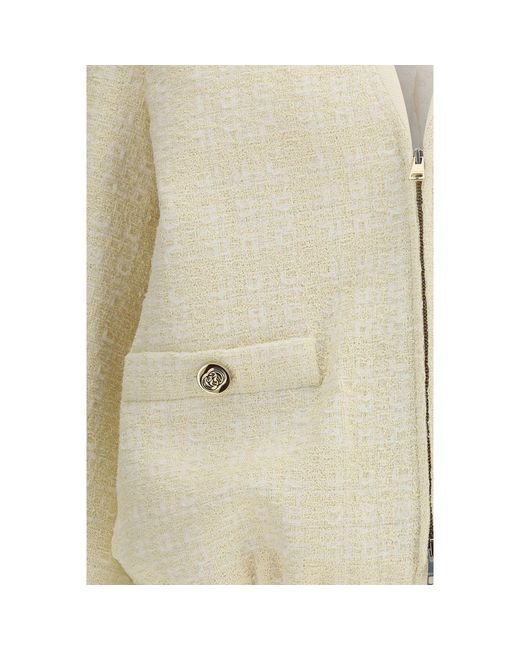 Gucci Natural Beige Cotton Bomber