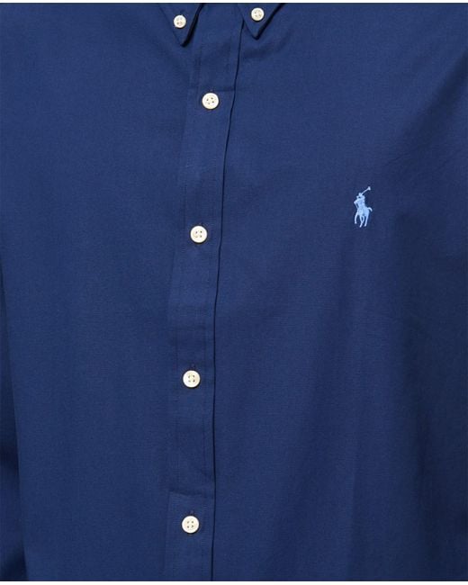 Polo Ralph Lauren Blue Sport Cotton Shirt for men