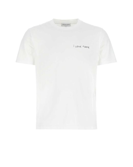Maison Labiche White Cotton T-Shirt for men