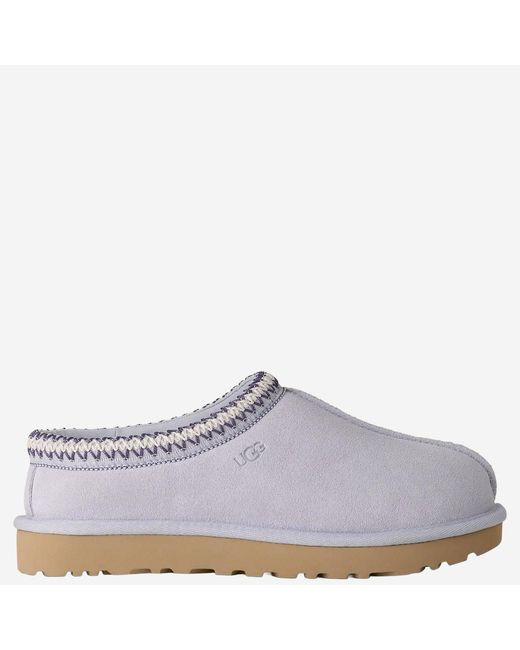 Ugg Blue Mules Tasman Ii Suede Leather