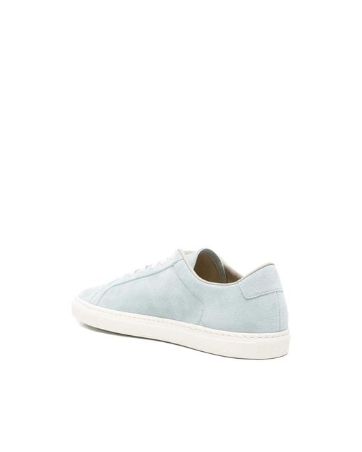 Common Projects White Boots Achilles Calf Suede