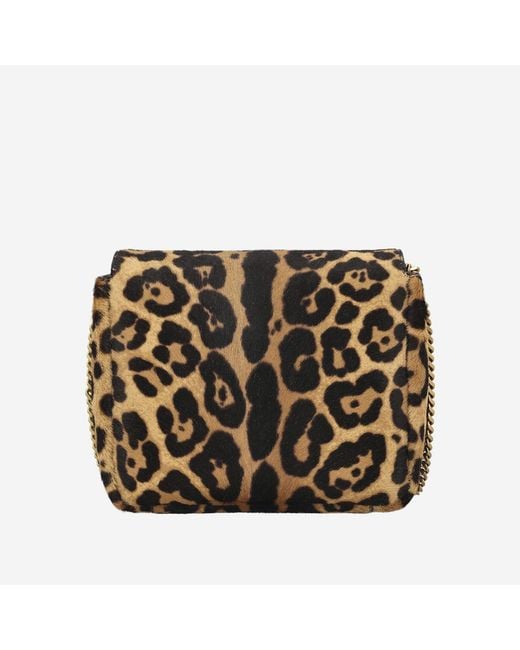 Saint Laurent Black Pony Skin Effect Shoulder Bag Calfskin Leather