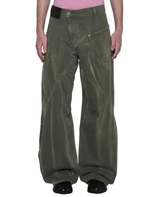 J.W. Anderson Green Jw Anderson Jeans for men