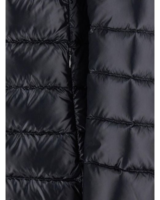 Herno Black Down Jacket Tech Fabric Puffer