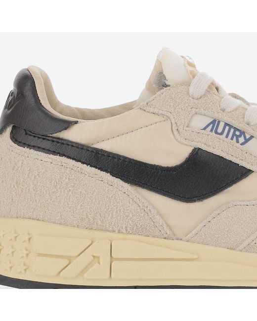 Autry Natural Sneakers Reelwind Leather Trainers for men