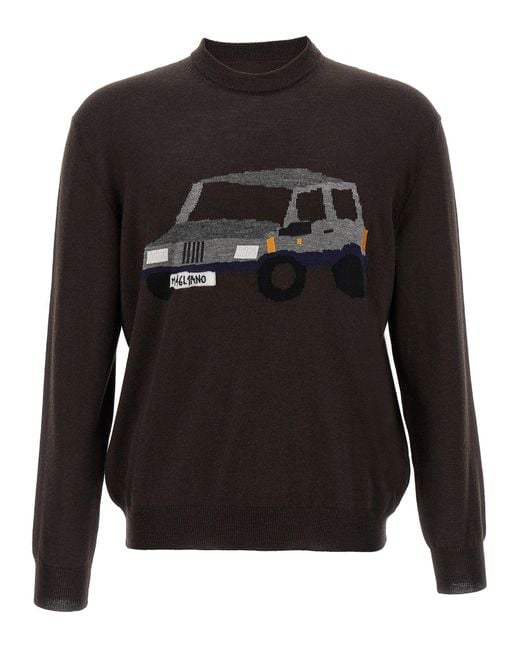 Magliano Black Pandino Sweater