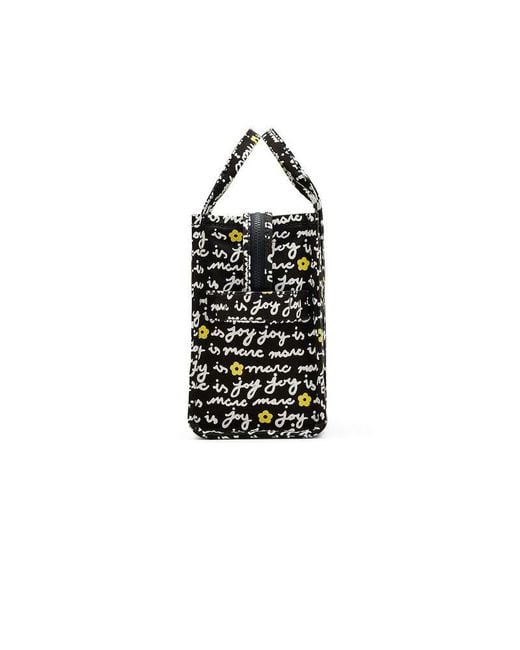 Marc Jacobs Black Handbag Cotton Canvas Bags Tote-Bags