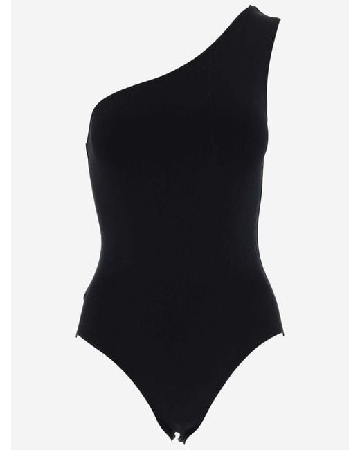 Eres Black One-Piece One-Shoulder Swimsuit