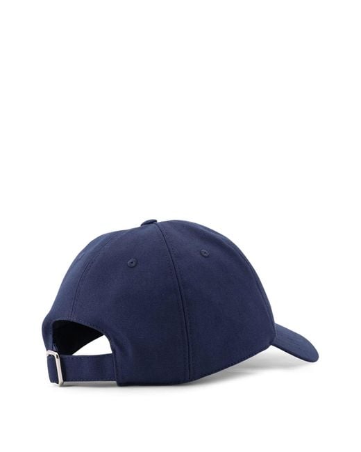 Givenchy Blue Cotton Baseball Hat for men