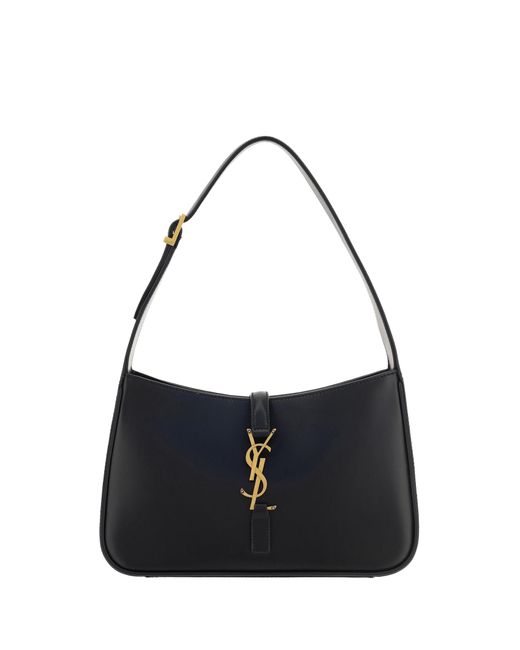 Saint Laurent Black Hobo Shoulder Bag