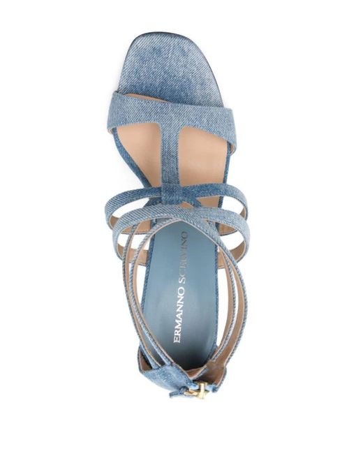 Ermanno Scervino Blue Jeans Sandals