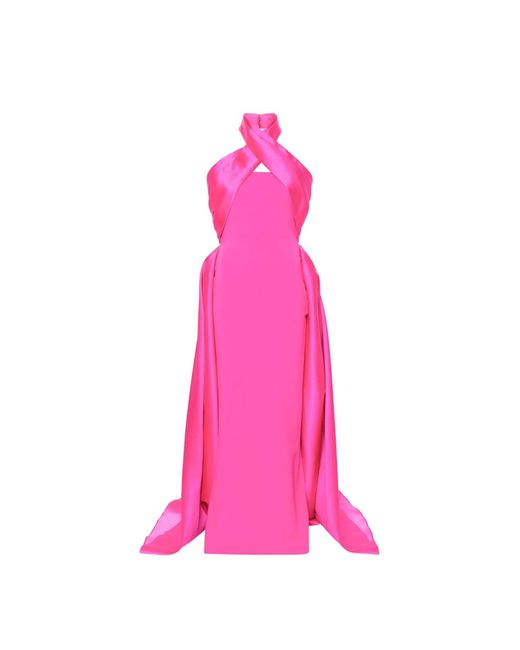 Solace London Pink The Rumi Dress