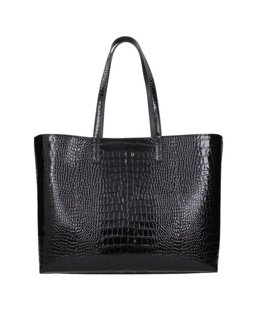 Jimmy Choo Black Leather Shoulder Bag