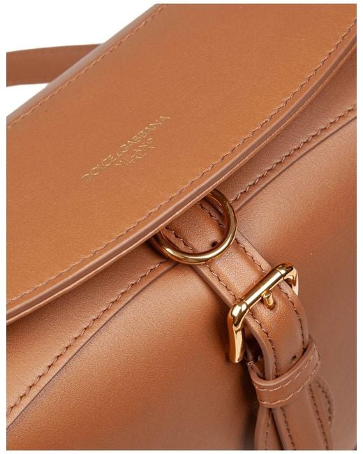Dolce & Gabbana White Leather Shoulder Bag