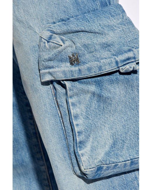 Amiri Blue Jeans With Pockets, for men