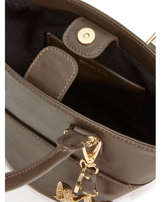 Self-Portrait Multicolor Leather Shoulder Bag With Iconic Charm