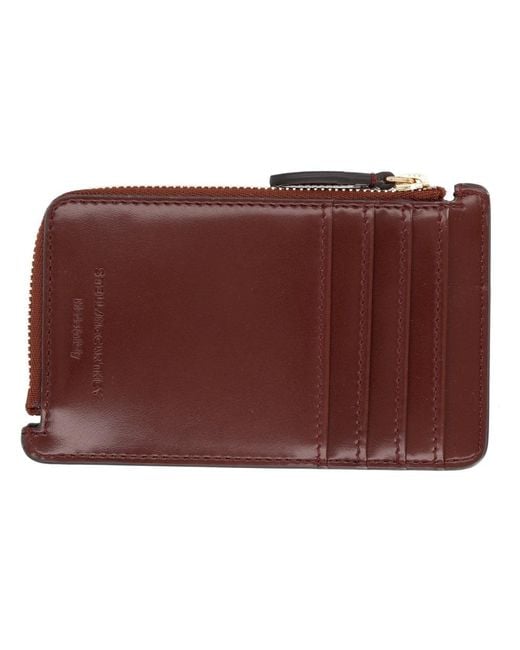 Stella McCartney Brown Card Case Ryder Polyamide Wallets & Purses
