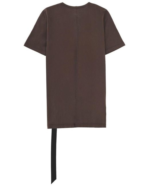 Rick Owens Brown T-Shirt Level T Cotton T-Shirts for men