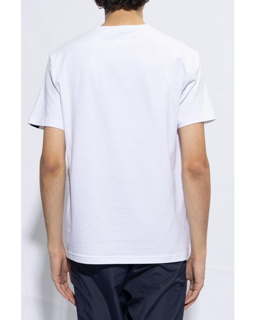 EA7 White Emporio Armani T-shirt With Logo for men