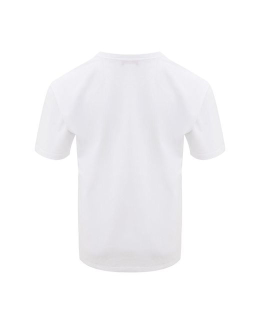 McQueen White Cotton T-Shirt