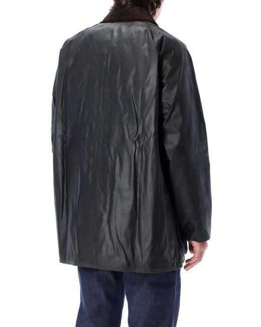 Barbour Black Beaufort Wax Jacket for men