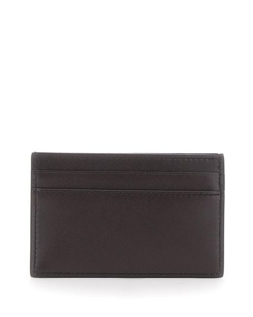 Gucci Gray Card Holder With Horsebit, Leather Calf Accessory for men
