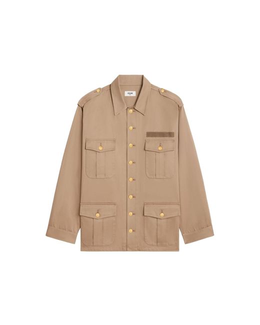 Céline Natural Saharienne Cotton Jacket