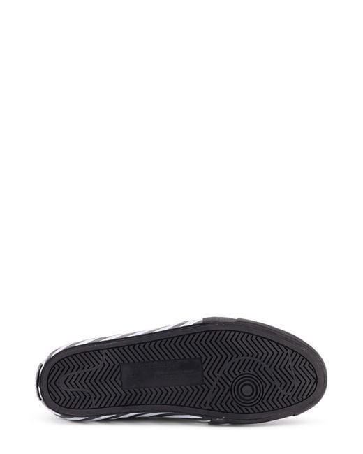 Off-White c/o Virgil Abloh Black Vulc Undercut Canvas Low-Top Sneakers for men