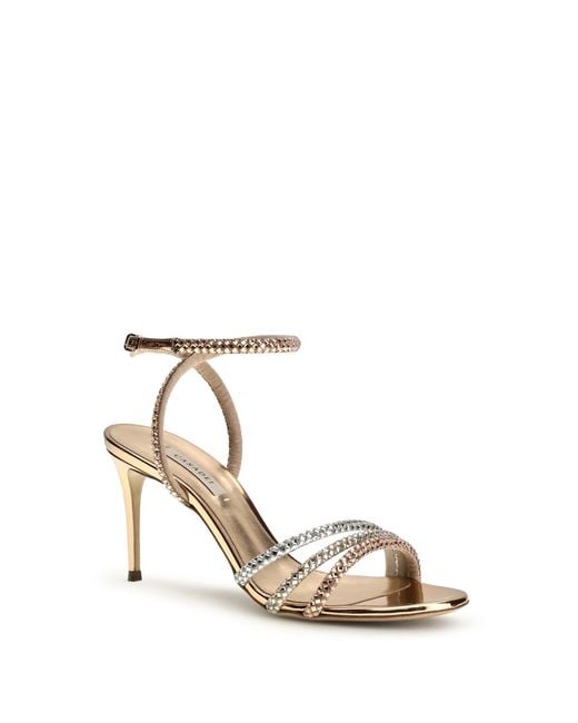 Casadei White Julia Andromeda Sandals Calf Leather Bos Taurus