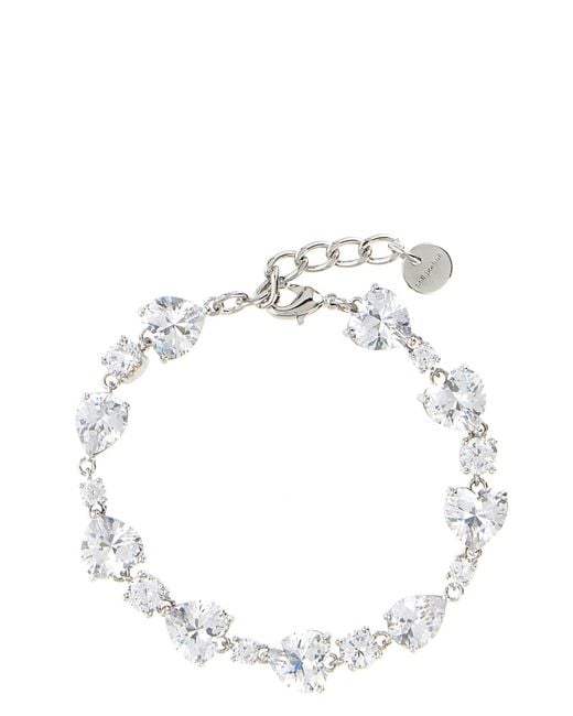 Self-Portrait White Brass Bracelet