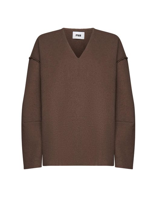 Rus Brown Sweater