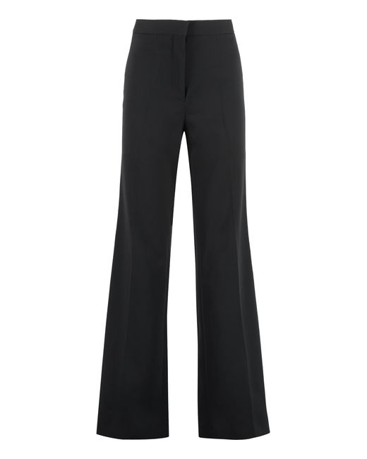 Stella McCartney Black Flared Trousers Wool