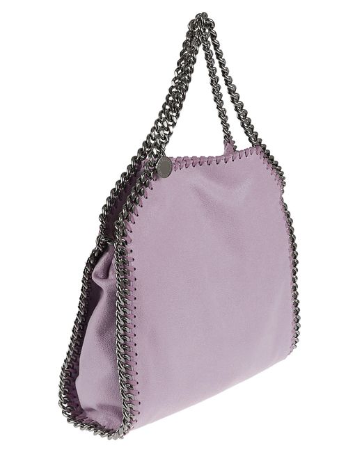 Stella McCartney Purple Mini Eco Shaggy Deer Tote