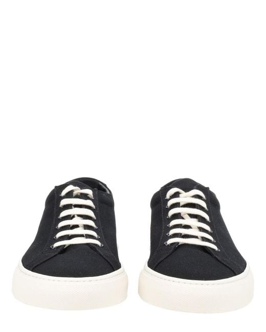 Common Projects Black Trainers Achilles Cotton for men